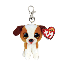 Beanie Boos Clip - Hugo the Brown and White Dog
