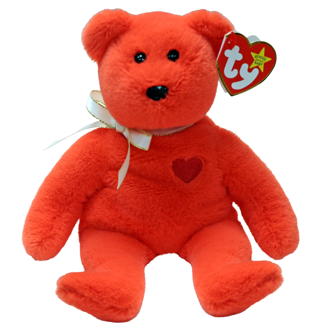 Ty Original Beanie Babies - Valentino II the Bear