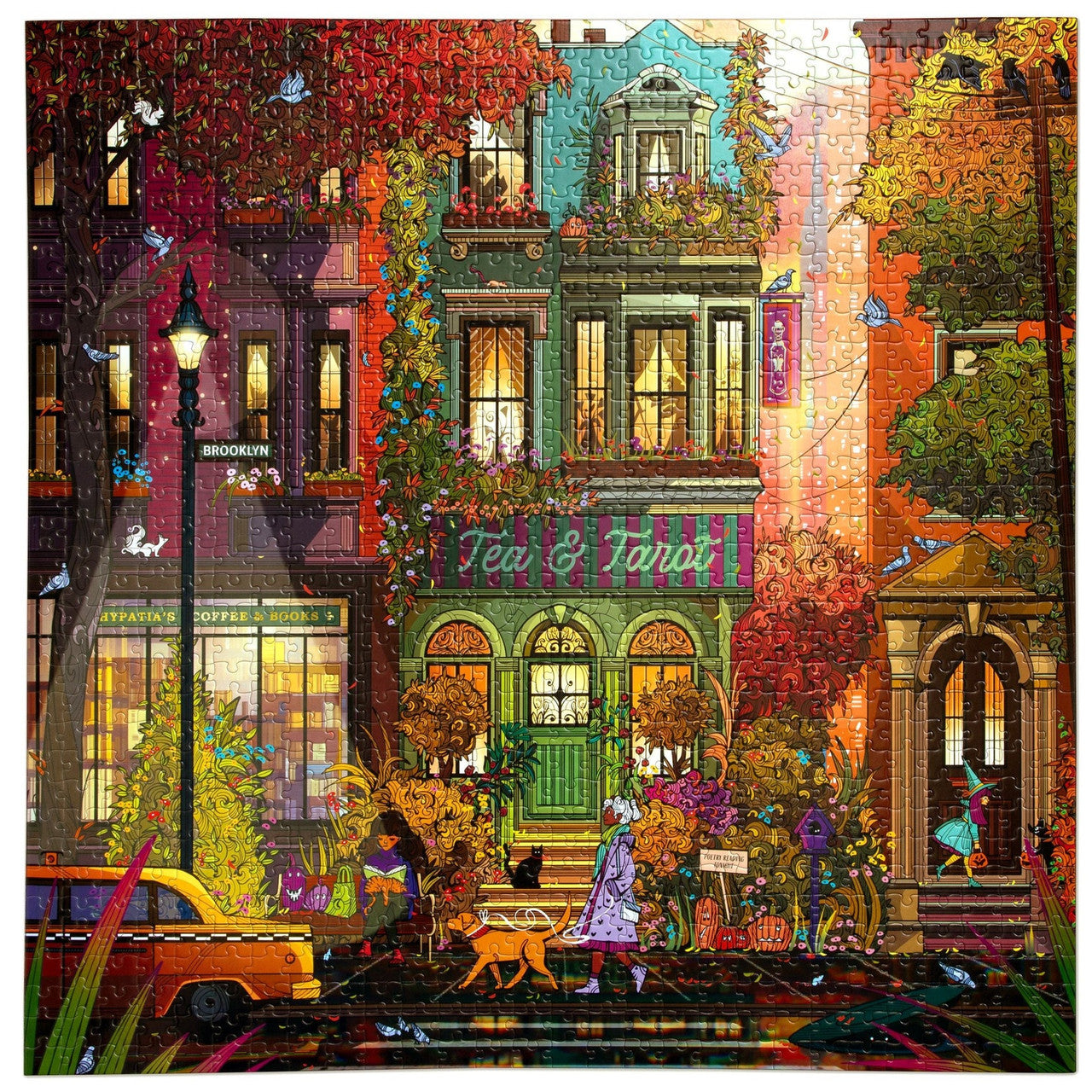 eeBoo 1000pc - Fall in Brooklyn Puzzle