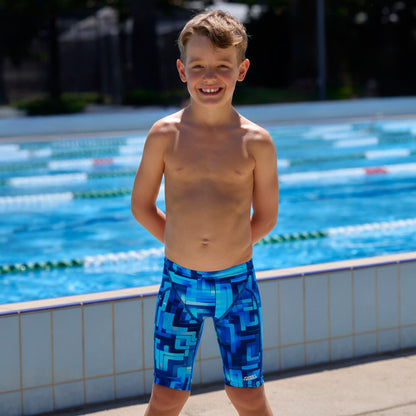 Funky Trunks Toddler Boys You Blued Miniman Jammers with chlorine-resistant ECO C-INFINITY fabric