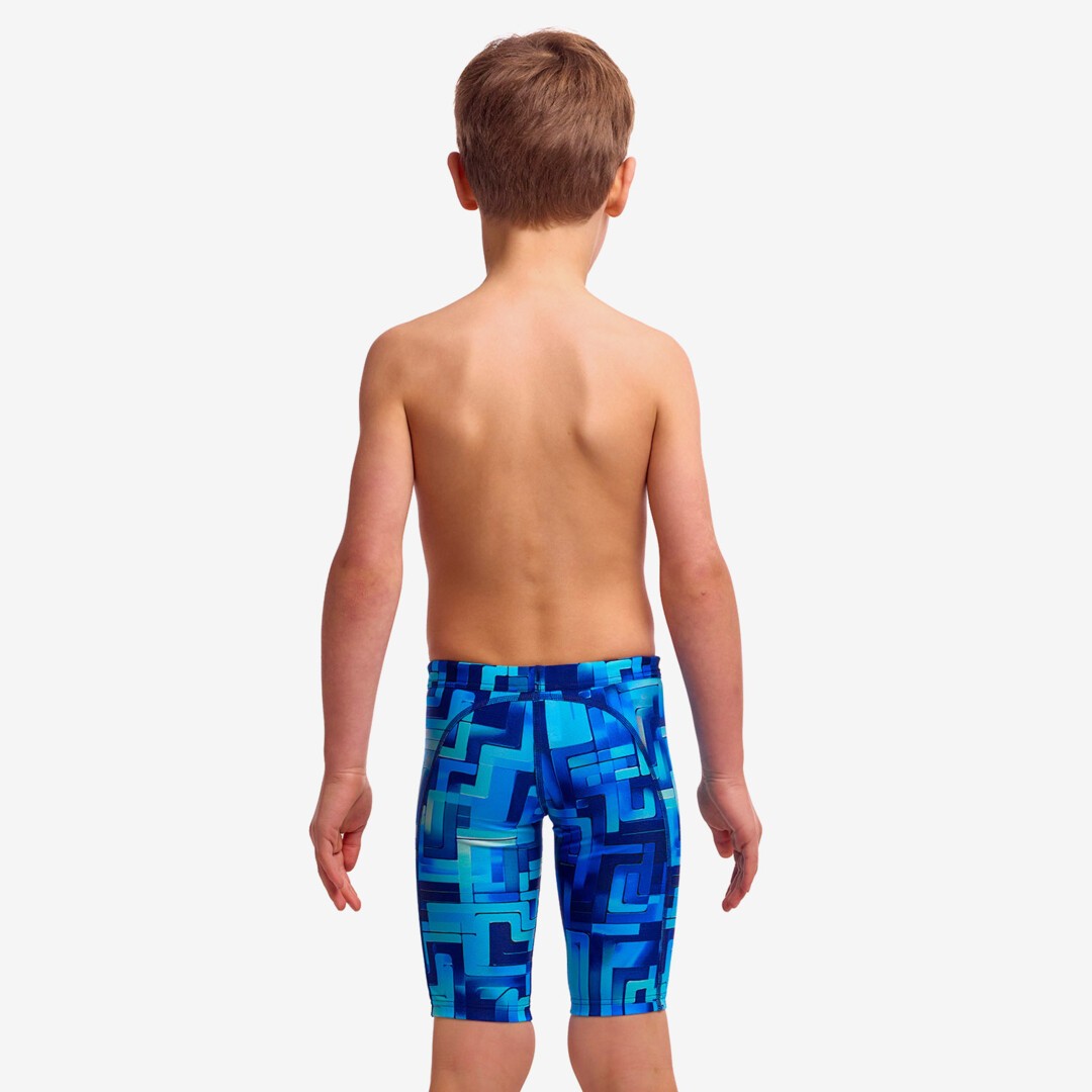 Funky Trunks Toddler Boys You Blued Miniman Jammers with chlorine-resistant ECO C-INFINITY fabric