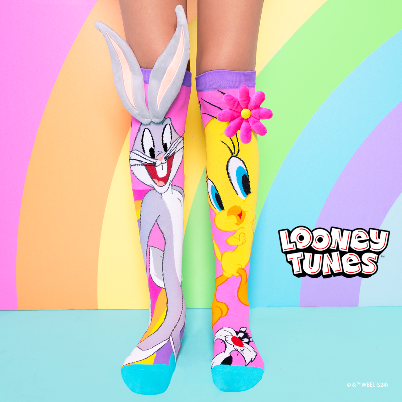 Madmia - Tweety & Bugs Bunny Socks