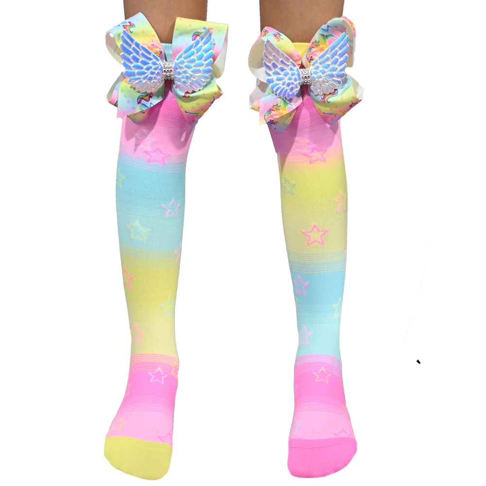 Madmia - Unicorn Bows TODDLER Socks