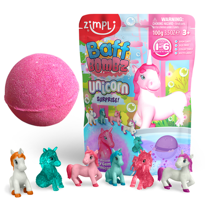 Zimpli Kids - Baff Bombz - Unicorn Surprise