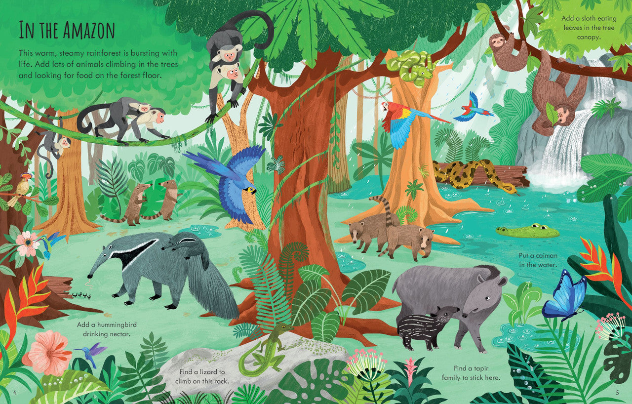 Usborne First Sticker Book: Planet Earth