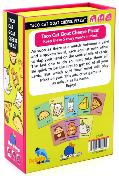 Blue Orange Games - Taco Cat Goat Cheese Pizza Game