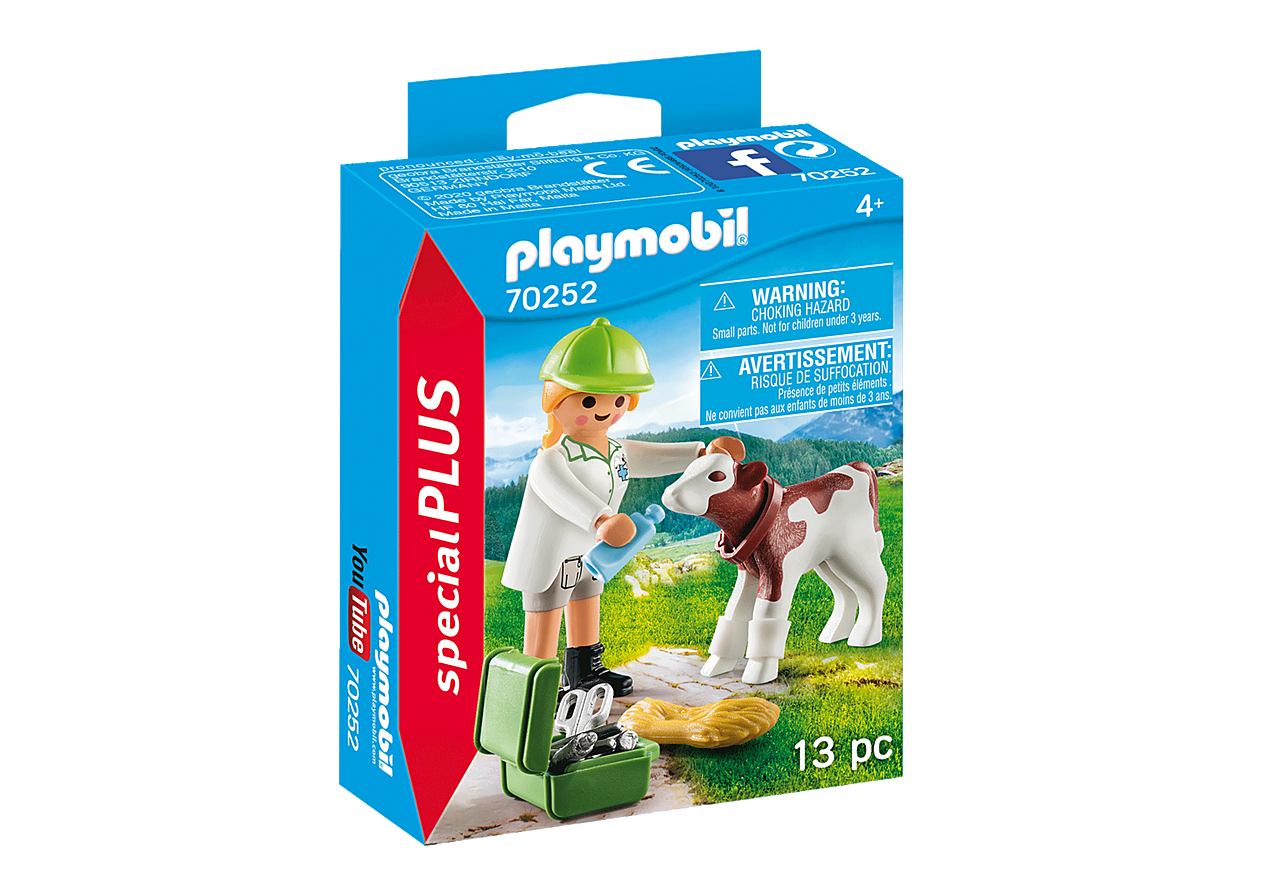 Playmobil - Special Plus - Vet with Calf | 70252
