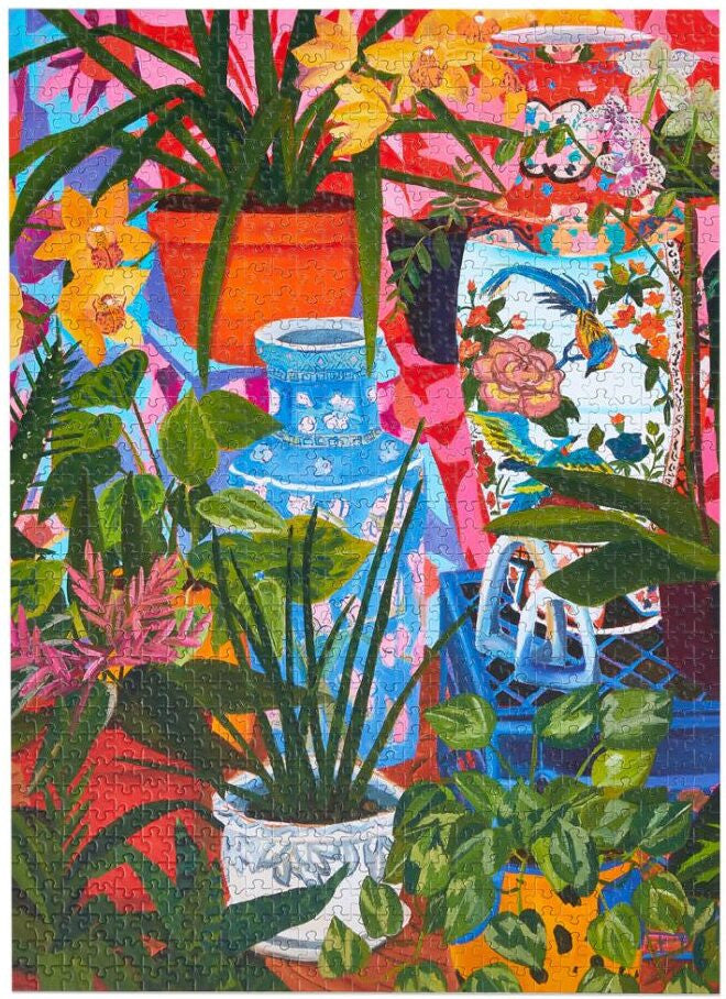 WerkShoppe 1000pc – Tropical Vases Puzzle