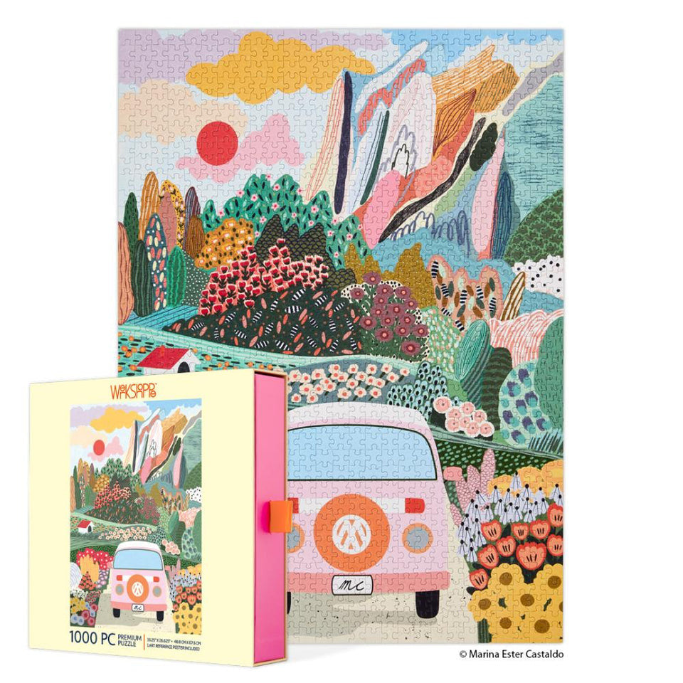 WerkShoppe 1000pc – Road Trip Puzzle