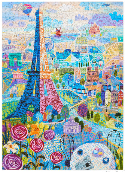 WerkShoppe 1000pc – Paris Puzzle