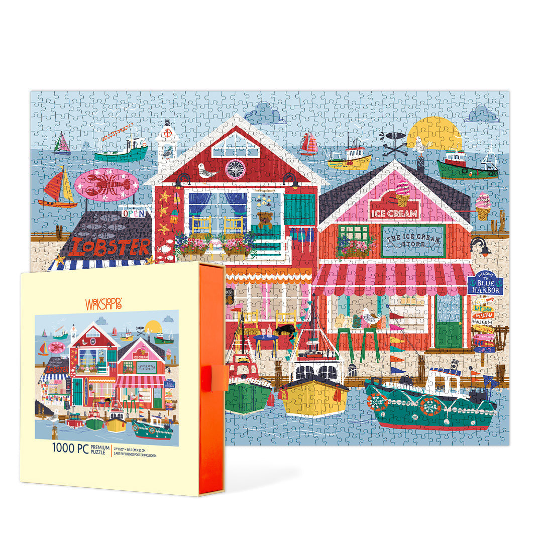 WerkShoppe 1000pc – Blue Harbour Puzzle