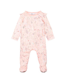 Bébé - Ciara Print Long sleeve Zip Onesie (sizes 00-2)