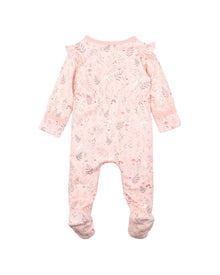 Bébé - Ciara Print Long sleeve Zip Onesie (sizes 000-0)