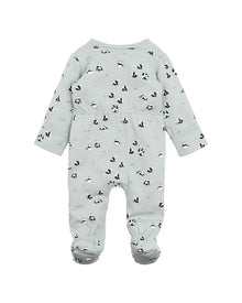 Bébé - Angus Print Long sleeve Zip Onesie (sizes 000-0)