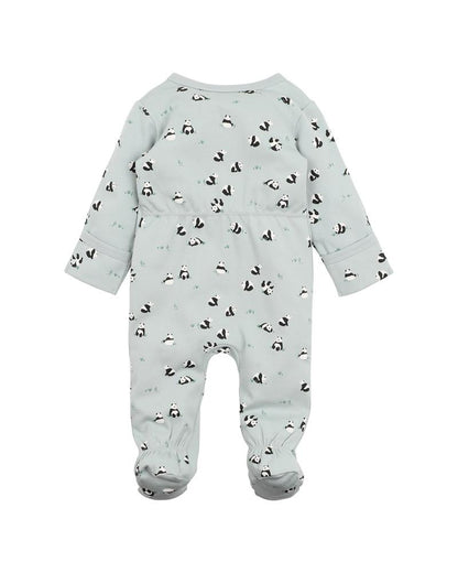 Bébé - Angus Print Long sleeve Zip Onesie (sizes 000-0)