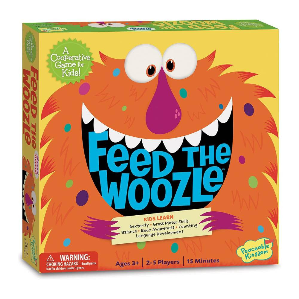Peaceable Kingdom - Feed The Woozle Cooperative Board Game