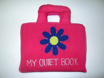 Quiet Book - Cloth Pink Zippered