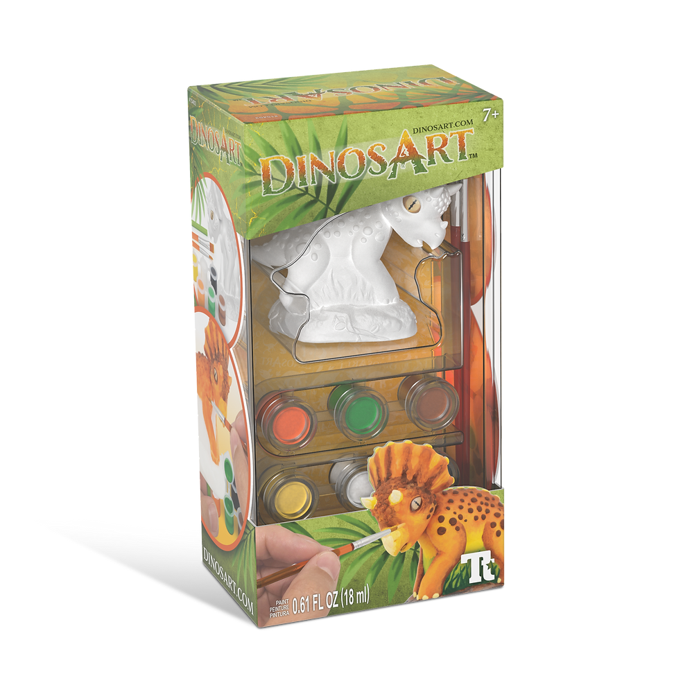DinosArt - Triceratops Figurine Painting