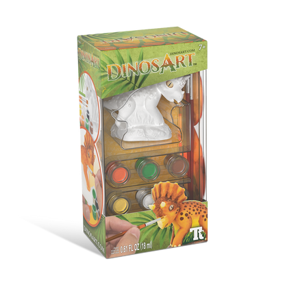 DinosArt - Triceratops Figurine Painting