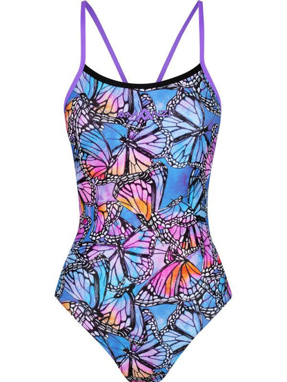 Amanzi - Girls Proback One Piece Swimmers - Flutter
