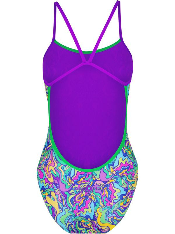 Amanzi - Girls Proback One Piece Swimmers - Shimmer Pop