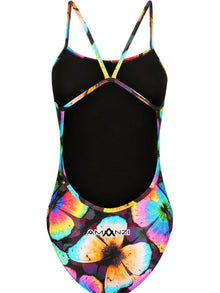 Amanzi - Girls Proback One Piece Swimmers - Shimmer Wings
