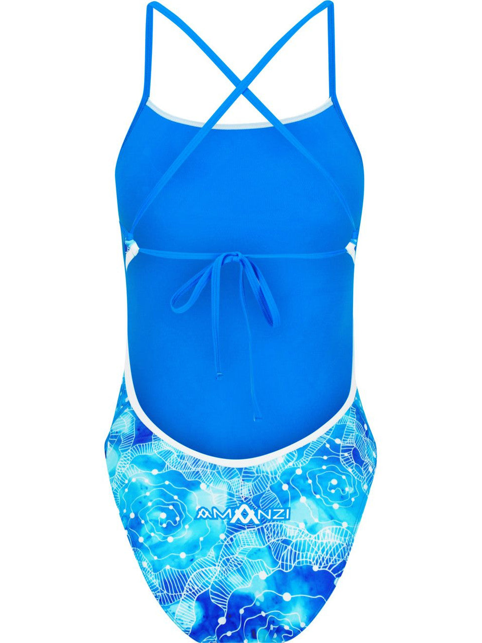 Amanzi - Girl's Tie Back One Piece Swimmers - Roselle