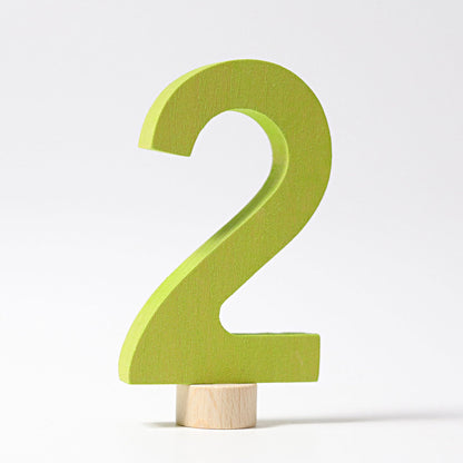 Grimm's Decorative Number 2 for Celebration Rings