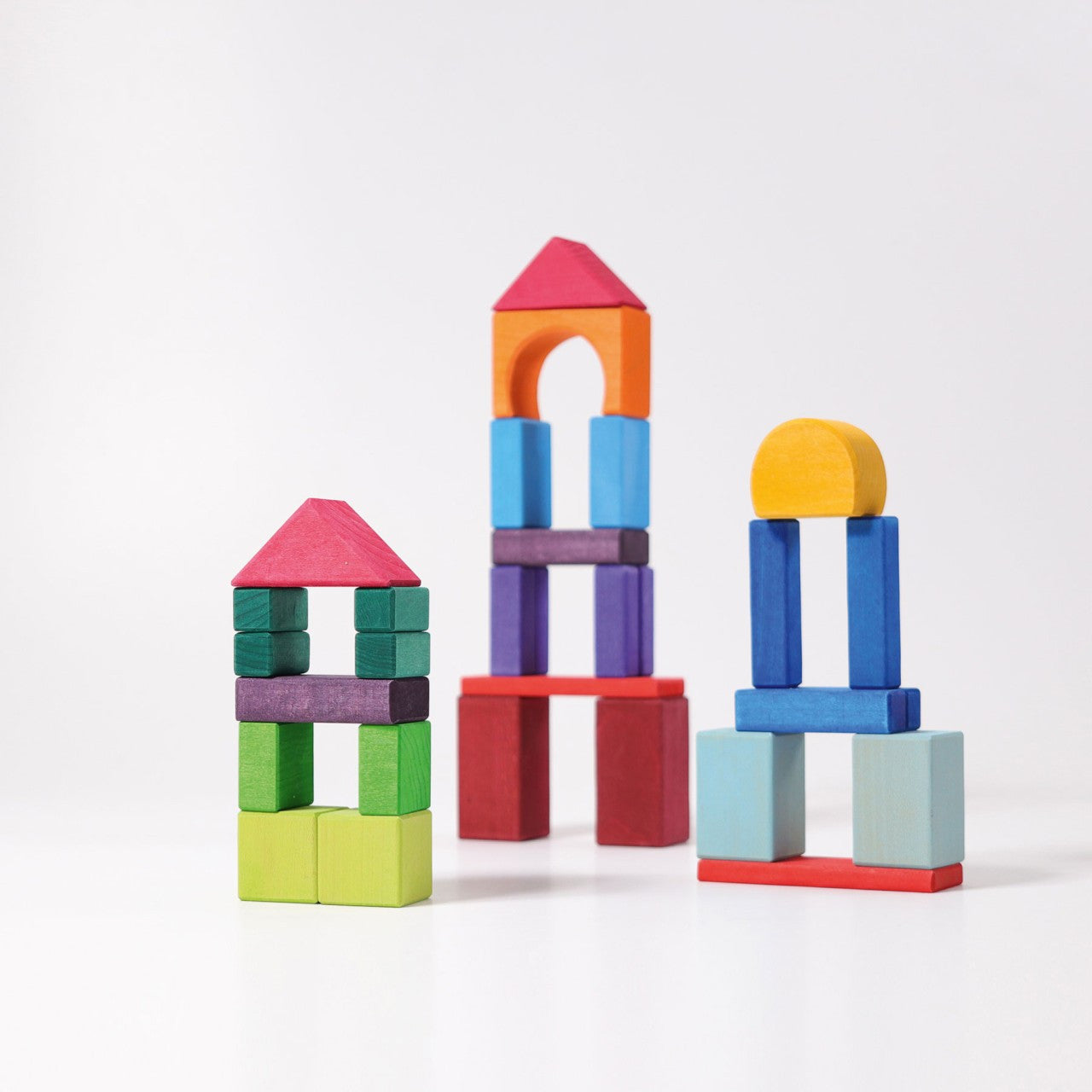 Grimm’s 30 Coloured Geo-Blocks