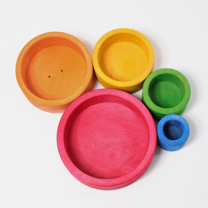 Grimm’s Red Stacking Bowls