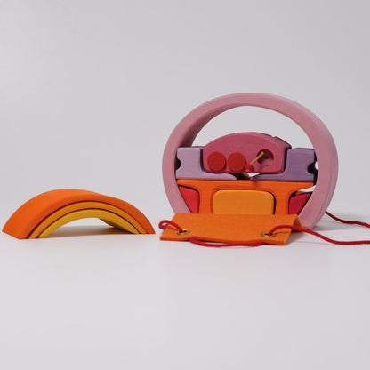 Grimm’s Pink-Orange Mobile Home