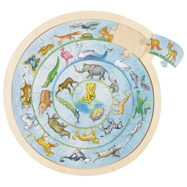 Goki - Animal Circle Puzzle