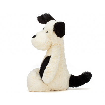 Jellycat - Bashful Black & Cream Puppy Small