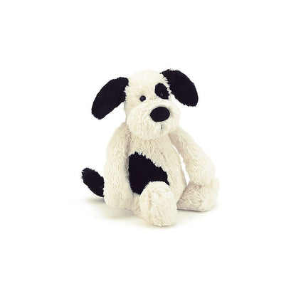 Jellycat - Bashful Black & Cream Puppy Small