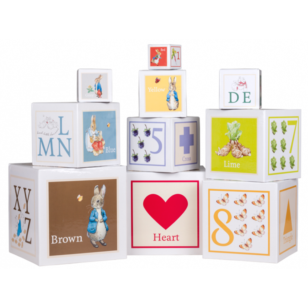 Beatrix Potter- Peter Rabbit Stackable Learning Blocks | Petit Enfant