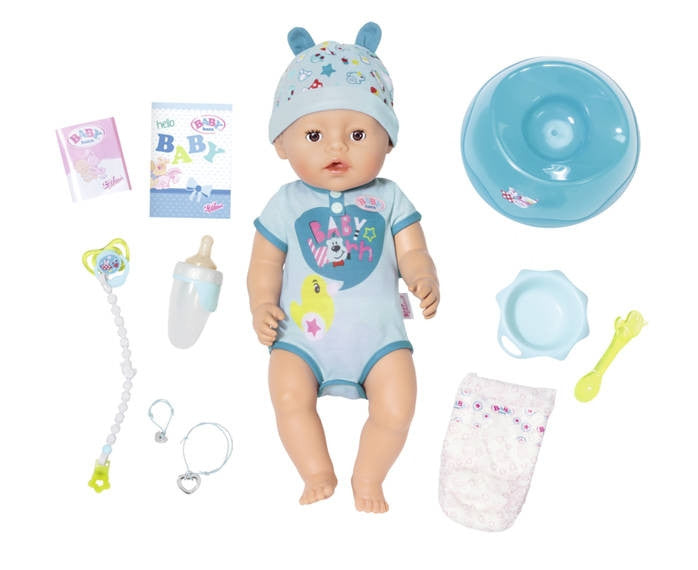 Baby Born Soft Touch Interactive Doll - Boy 43cm