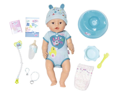 Baby Born Soft Touch Interactive Doll - Boy 43cm