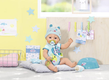 Baby Born Soft Touch Interactive Doll - Boy 43cm