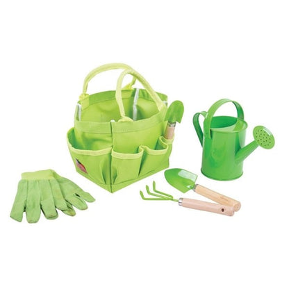 Bigjigs - Small Tote Bag with Garden Tools