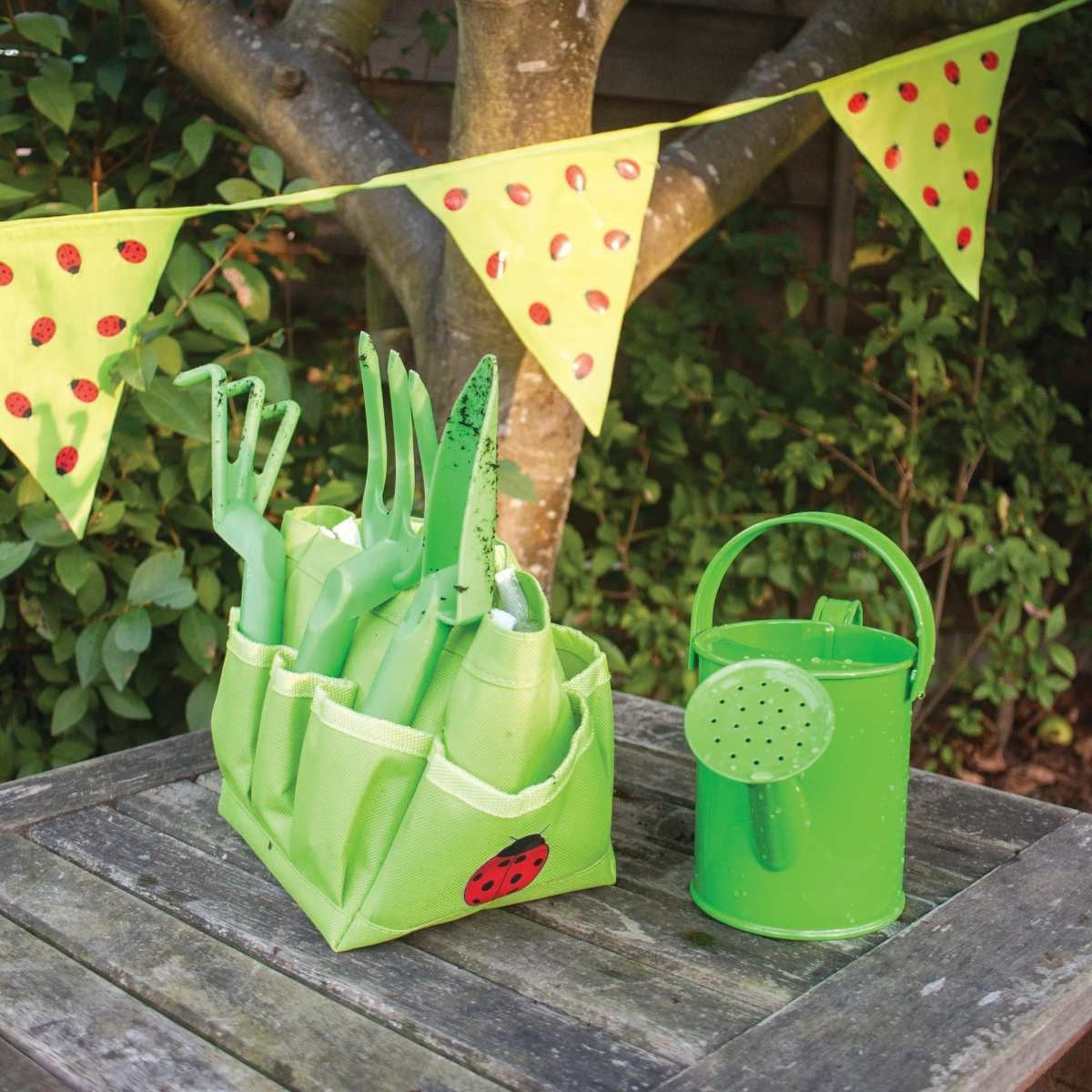 Bigjigs - Small Tote Bag with Garden Tools