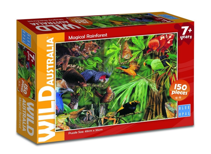 Blue Opal 150pc Puzzle - Magical Rainforest