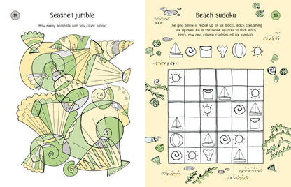 Usborne - 100 Children's Puzzles And Games - Holiday