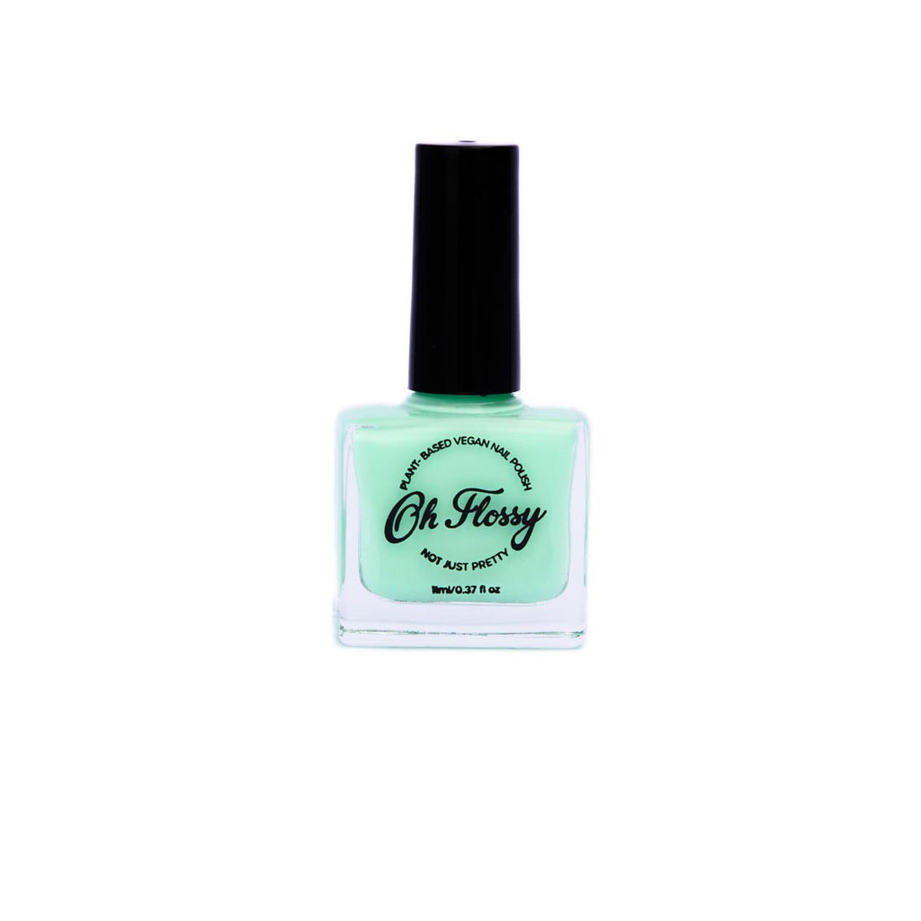 Oh Flossy Nail Polish - Brilliant - Cream Fluoro Green
