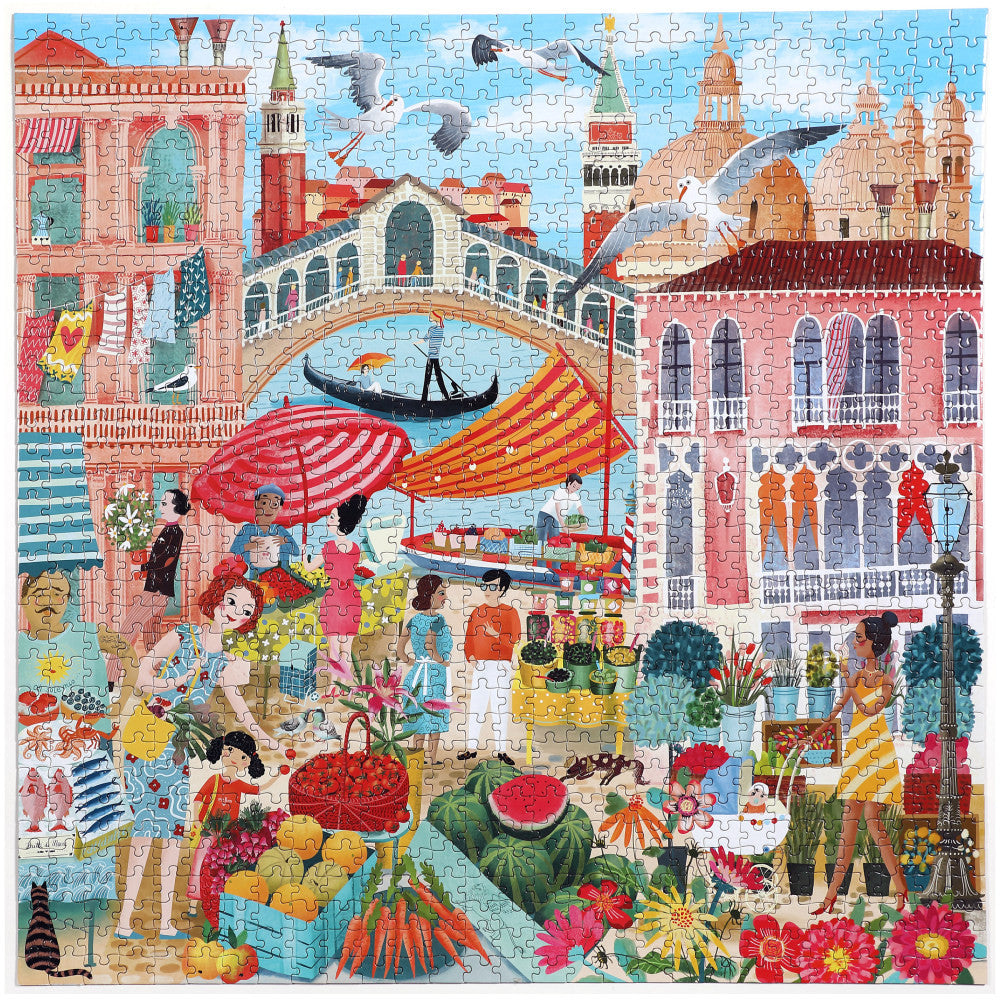 Eeboo 1000pc - Venice Market