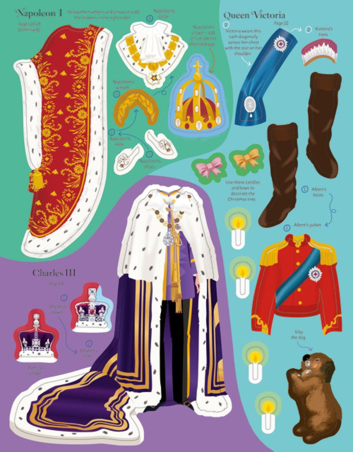 Usborne - Sticker Kings & Queens
