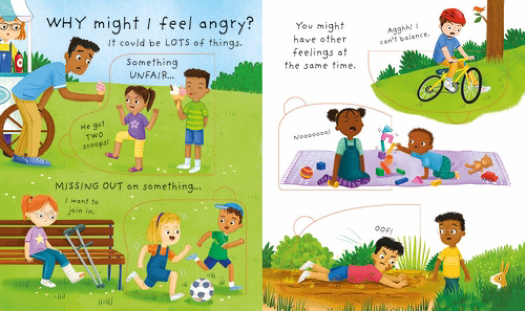 Usborne- Lift-The-Flap Very First Questions And Answers: Why do I (sometimes) feel angry?