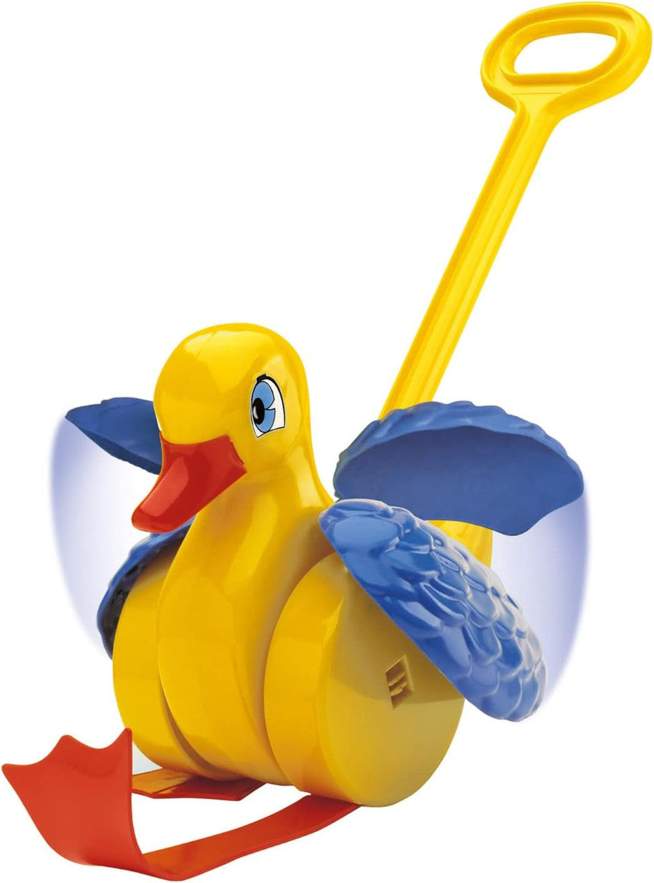 Quercetti - Quack and Flap Duck Push Toy 4180
