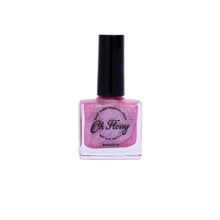 Oh Flossy Nail Polish - Joyful - Pink Glitter