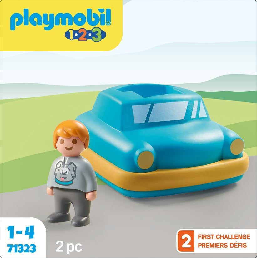Playmobil Junior - Push & Go Car 71323