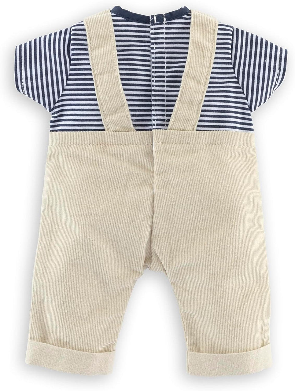 Mon Grand Poupon - Loire Riverside Overalls with Striped T-Shirt - 36cm